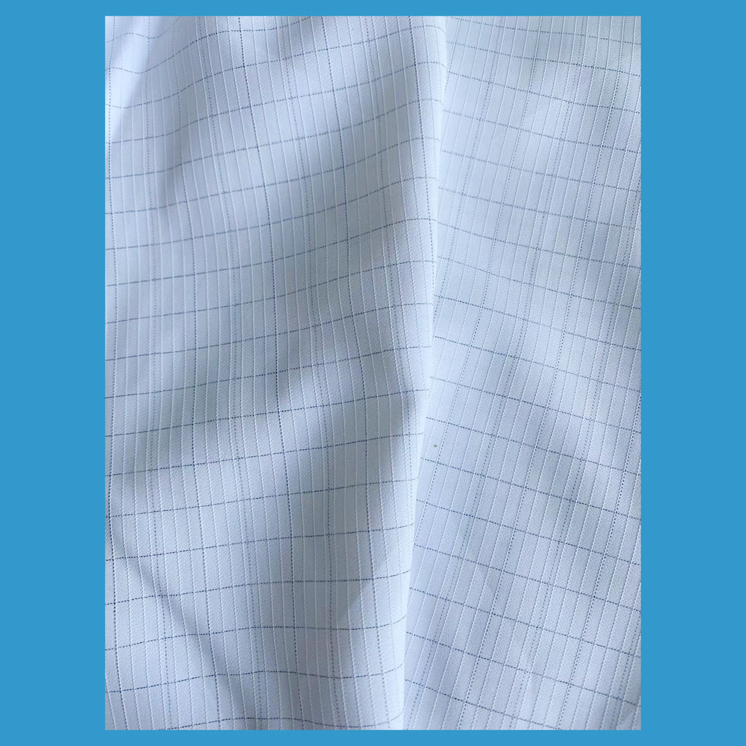 Antistatic grid fabric